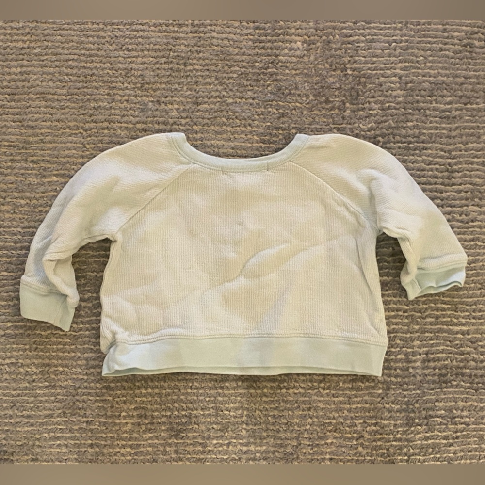 Authentic BONPOINT Girls Cherry Sweatshirt 12 Months - Picture 5 of 6